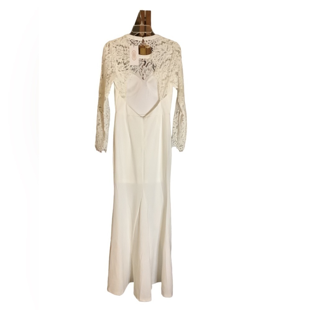 NWT The Clothing Company Eternal Ivory Lace Wedding Dress Size M - Picture 4 of 4